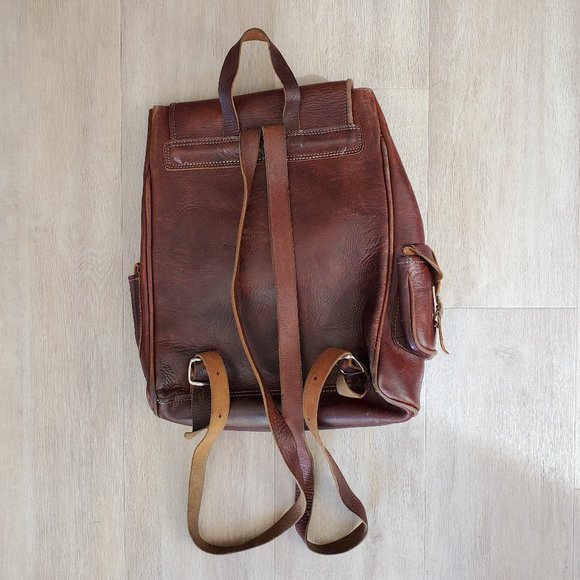 My Green Bag London Coco Leather Rucksack Backpack - Picture 3 of 5